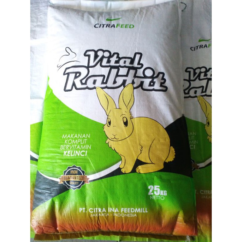 Jual Pelet Kelinci Vital Rabbit Citra Feed Indonesia Shopee Indonesia