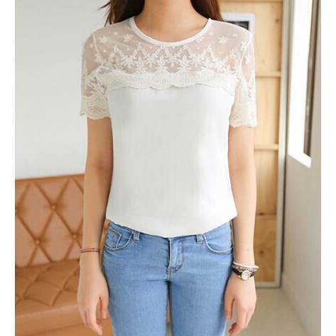 Chiffon Blouse Korean Fashion 56Q261004