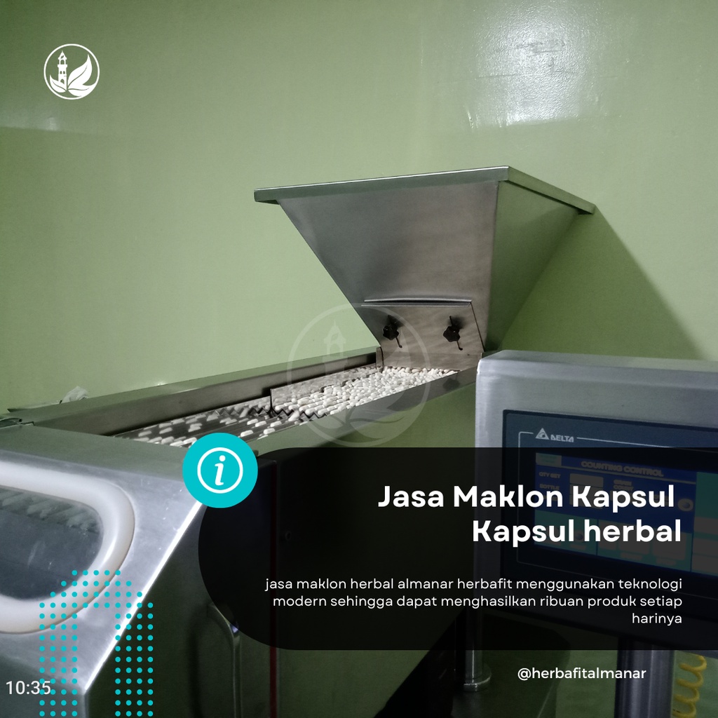 Jasa Produksi Obat Kapsul Herbal Sari Buah Tin Almanar Herbafit
