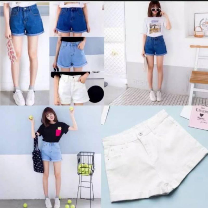SUMMER HOTPANTS / CELAN PENDEK JEANS WANITA / HOT PANTS WANITA / HOT PANTS JEANS