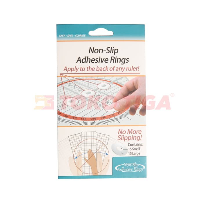 Lem Penggaris Anti Slip / Non Adhesive Rings 3M