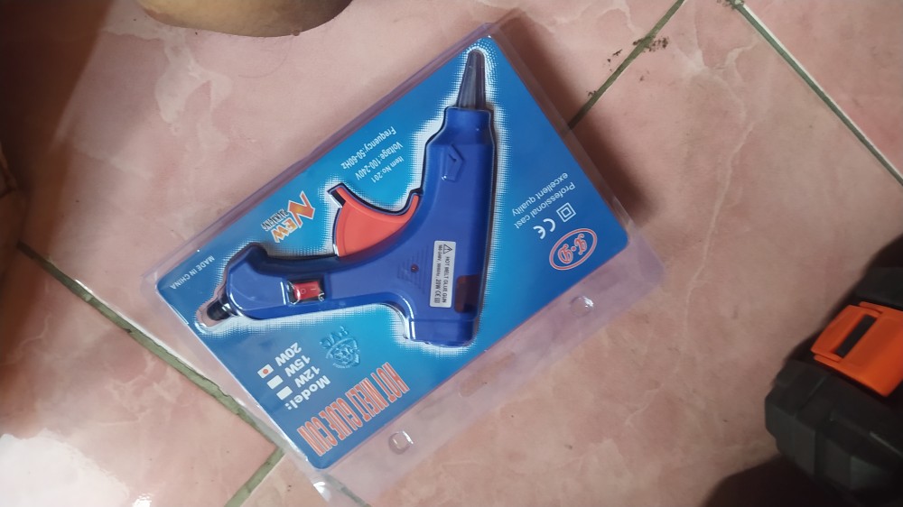 Glue Gun 20 Watt Alat Perekat Lem Lilin Lem Bakar Hot Melt Glue Gun 20w Model Ada Saklar On Off