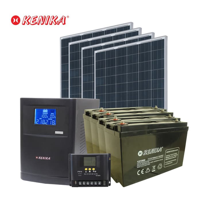 Paket Panel Surya Solar Home Basic 1000 watt ( PA-BAS1K ) | Shopee