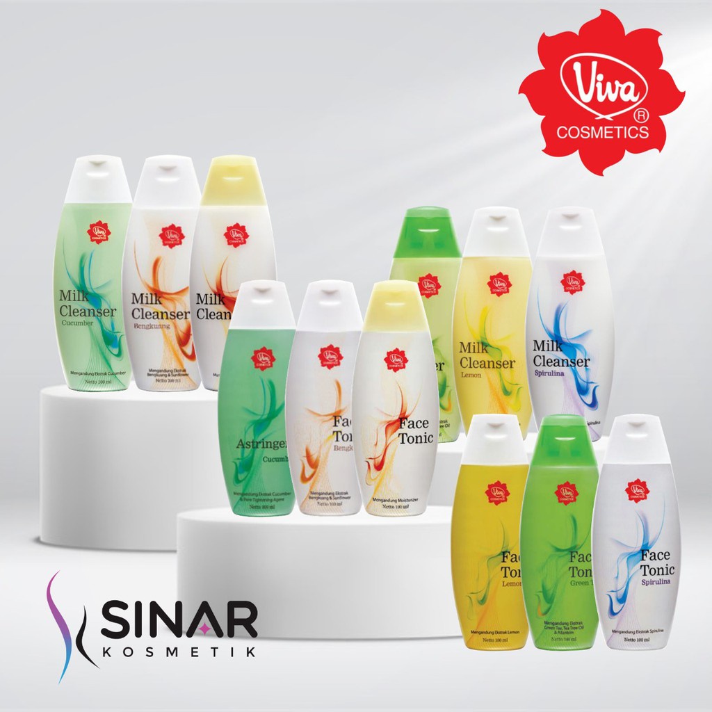 ✦SINAR✦ Viva Milk Cleanser dan Face Toner 100 ml