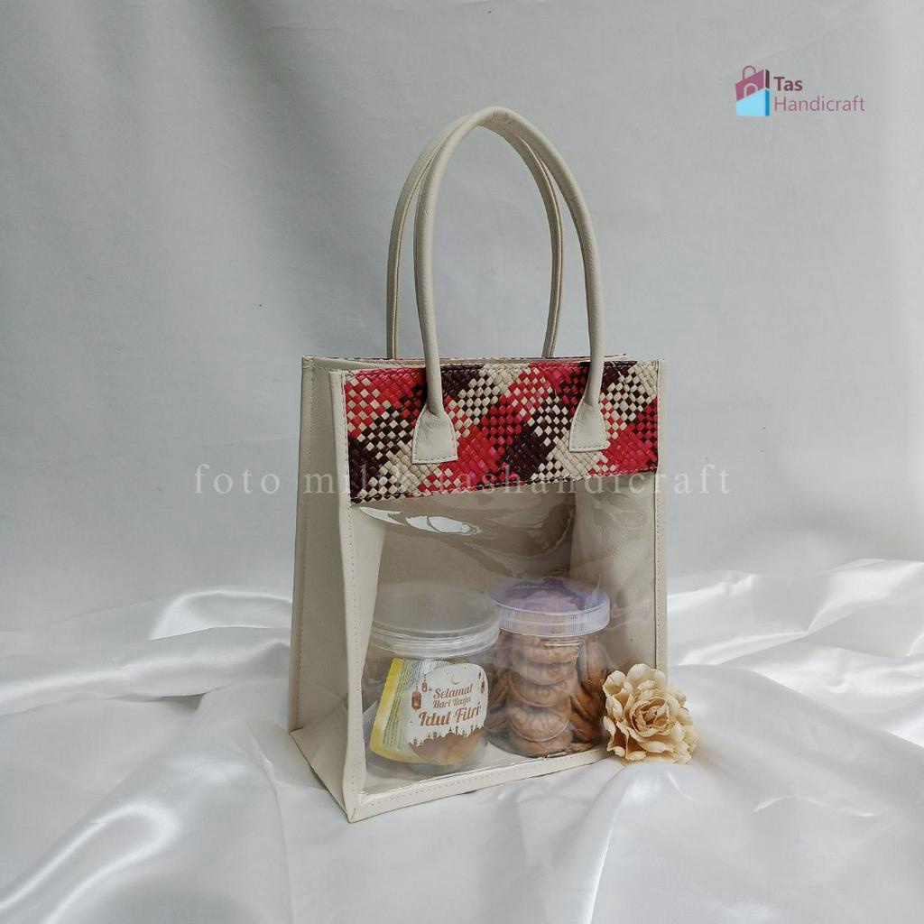 

Tas Hampers Eksklusif Lebaran | Goodiebag Souvenir Pandan Mika | Tas Hampers Souvenir Ulang Tahun