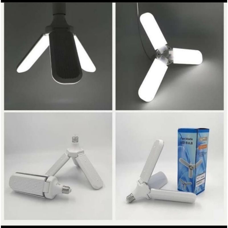 Lampu Baling Bolham lampu bohlam LED model kipas 28 watt lampu hias lampu fan blade