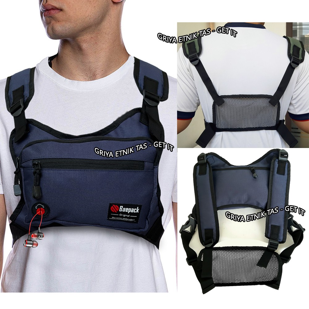 Tas Dada Pria Tactical Terbaru BAEPACK - Tas Rompi Cowok - Chest Bag Pria Tactical