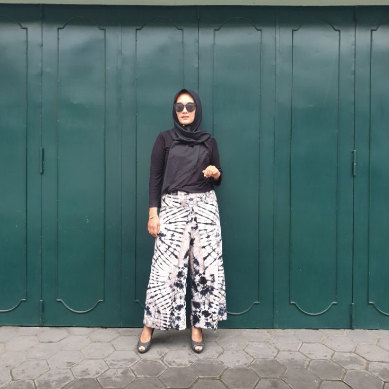 kulot rayon shibory tiedye premium