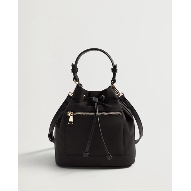 MANGO SALE UP TO 50%‼️ NYLON BUCKET BAG ORIGINAL