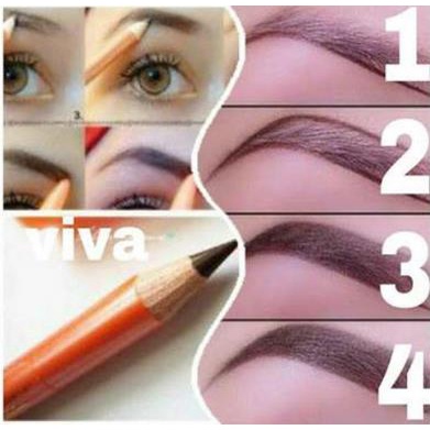 [ORIGINAL 100%] * NCC * Viva Pensil Alis Eye Brow Queen Eyebrow - MADE IN JAPAN