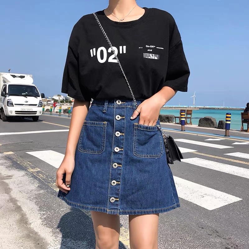 SKORT CELANA ROK DENIM SKIRT IMPOR