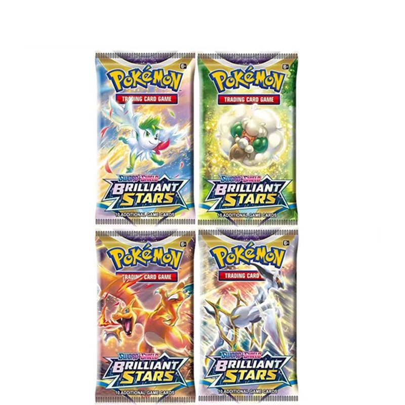 36pcs / lot Koleksi Kartu Game Brilliant Stars of Pok Mon GX EX Team Untuk Hadiah Anak