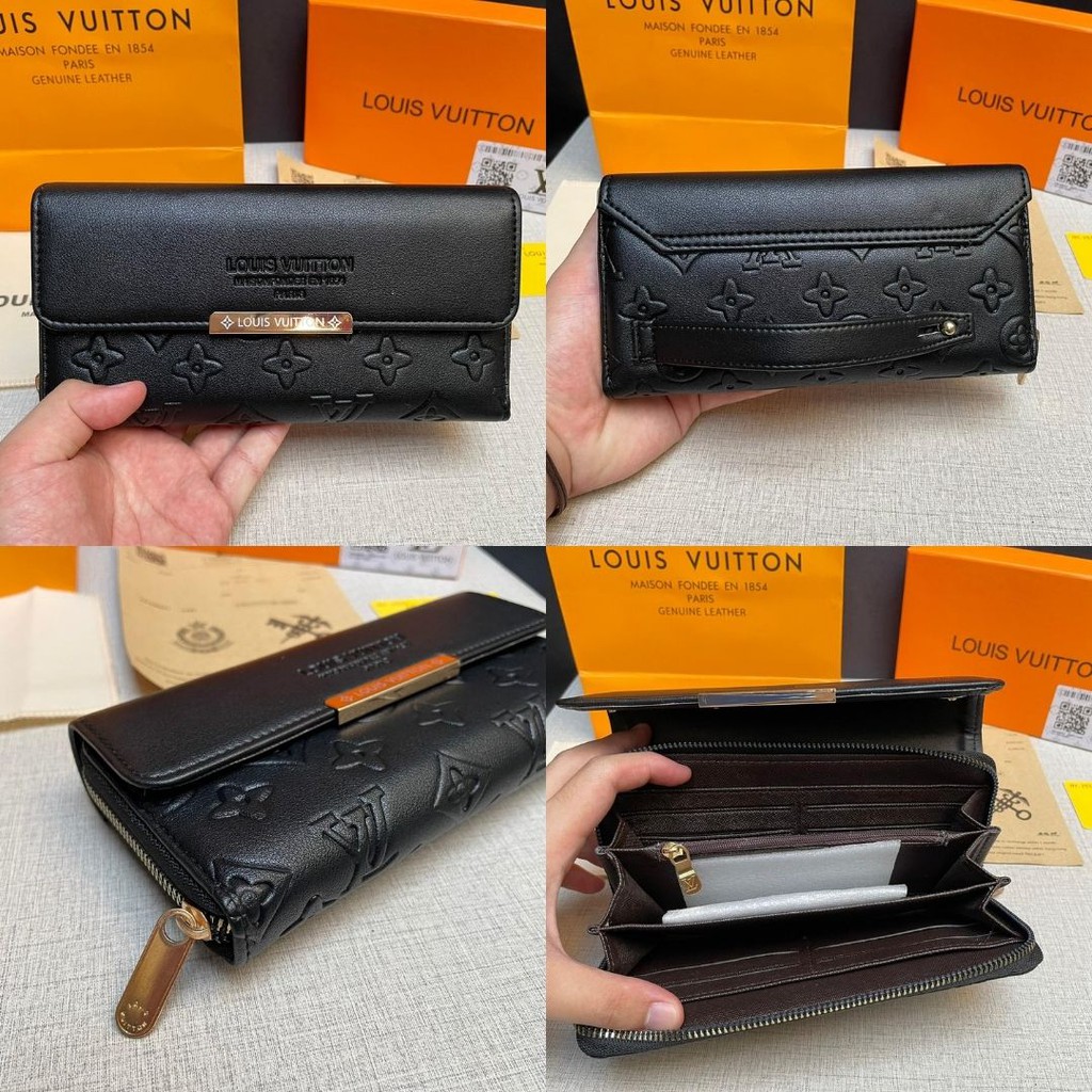 Dompet Panjang Tutup Lipat / Dompet LV Dompet Coach Long Wallet Dompet Kulit Panjang Dompet Lipat