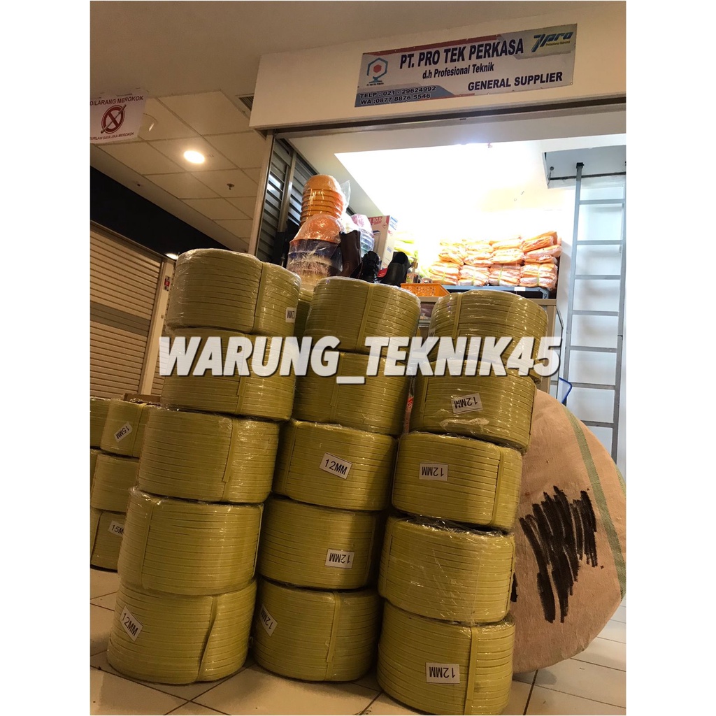 Plastik Strapping Straping Band 15mm 15 mm berat 7 kg