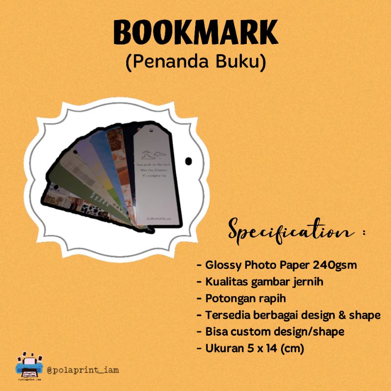 

Bookmarks/Penanda Buku/Pembatas Buku MURAH!!!