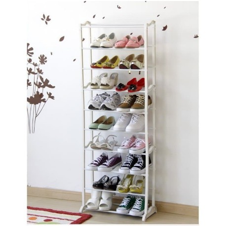 Rak Sepatu Murah Tegal Amazing Shoes Rack 10 Tingkat 40 Rak Sepatu Ajaib Shopee Indonesia