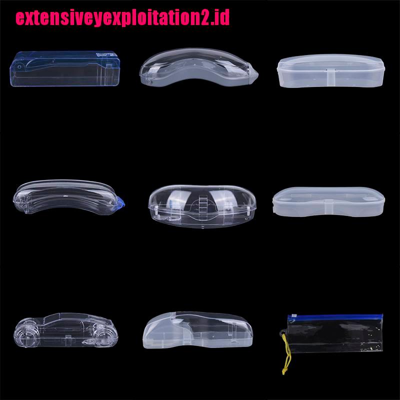 &lt; E2id &amp; &gt; Kotak Kacamata Renang Portable Bahan Plastik Anti Kabut