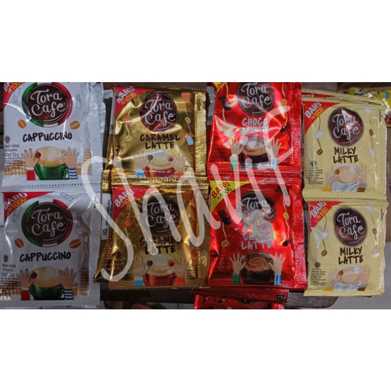 

Kopi Tora Bika Tora Cafe Cappuccino/ Caramel Latte/ Choco Latte / Milky Latte (10 sachet)