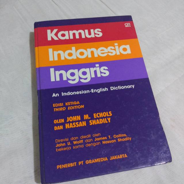 Jual Buku Kamus Indonesia Inggris Indonesian English Dictionary ...