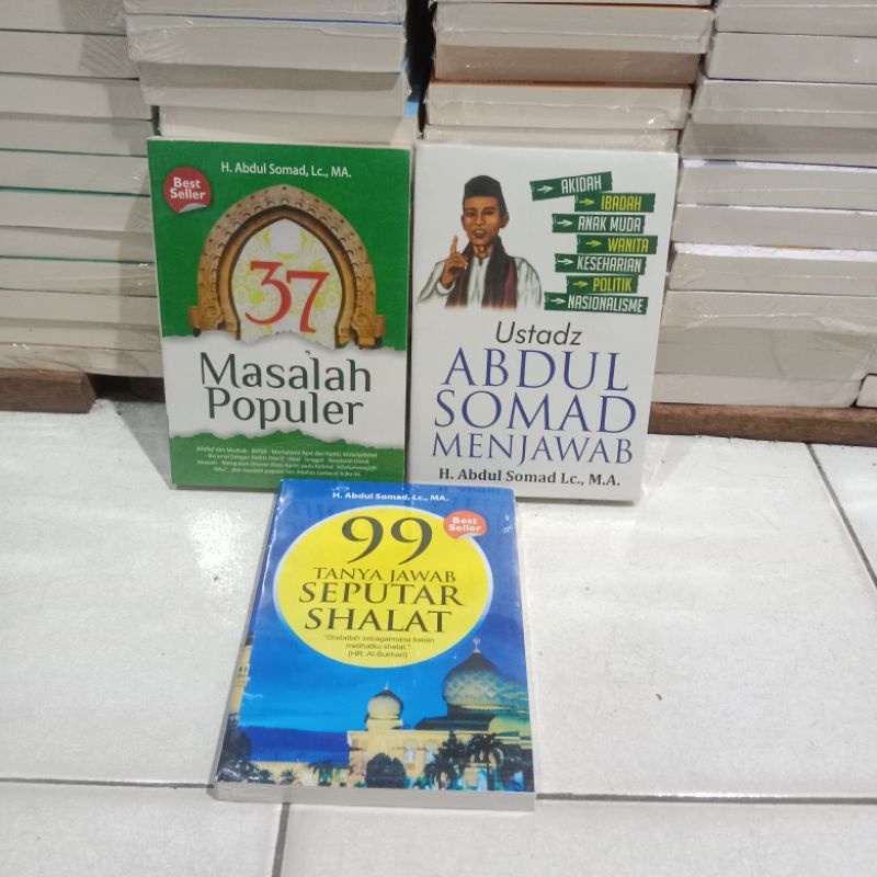 ✨keira✨ Paket 3 Buku Ustad Abdul Somad 37 Masalah Populer 99 Tanya Jawab Seputar Shalat,& Abdul Soma