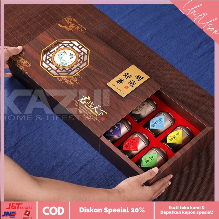 

⭐COD⭐ CHINESE TEA T10 TOP TEN CHINESE TEA 大红袍 铁观音 金骏眉