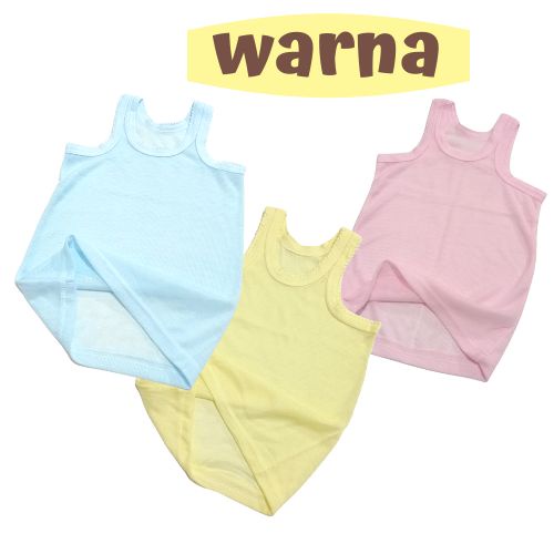 Kaos Singlet Bayi Kaos Dalam Bayi Kaos Kutung Bayi Polos Putih Dan Warna