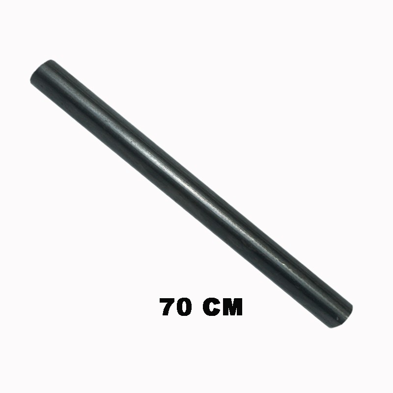 EELIC PIB-LGH3IX2MM PIPA BESI HITAM BULAT POLOS 3" x 2mm PANJANG 70 CM COCOK UNTUK DIY MESIN-MESIN