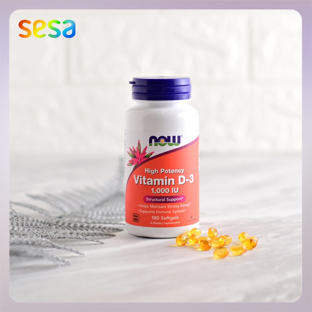 now vitamin d3 1000 iu 180 softgels
