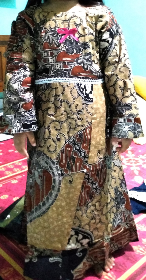 Gamis Batik Anak Size 3-4th