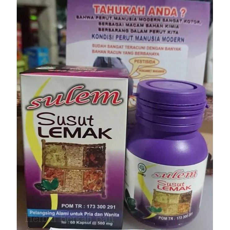 Susut Lemak SULEM - Botol Ungu I ORIGINAL