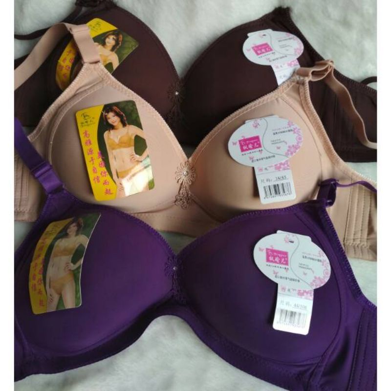 TERLARIS, BH BUSA TANPA KAWAT BIG CUP/BH WANITA JUMBO/BH FULL CUP KAIT 3/BH MURAH BRA JUMBO FASHION 