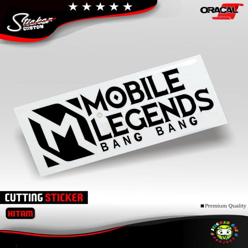 Sticker mobil legend bang bang cutting sticker 1pcs