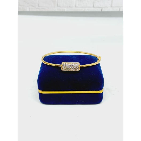 GELANG PERAK ASLI SILVER 925 LAPIS EMAS/GELANG BANGLE PIPA TABUNG COR MP FULL/ASLI SILVER/GELANG FASHION WANITA TERBARU