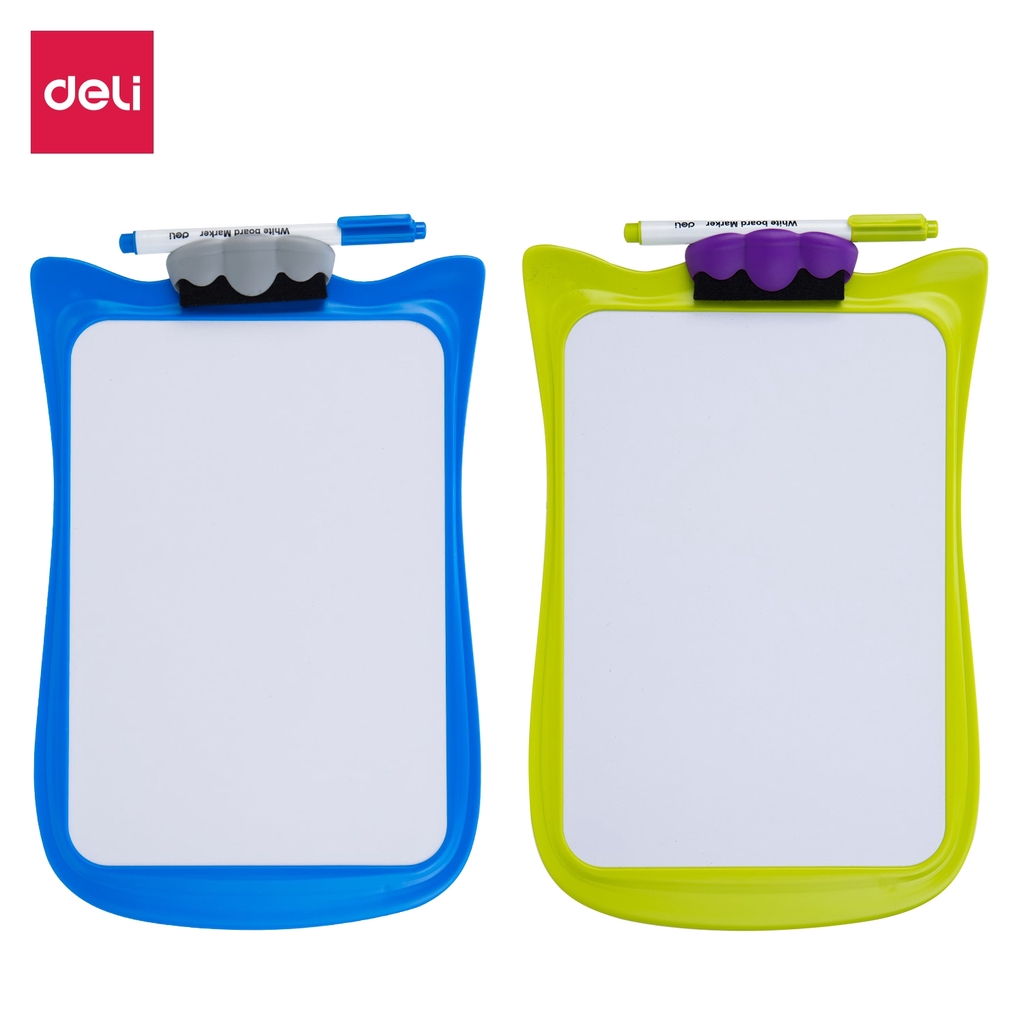 

Deli Whiteboard / Papan Tulis Anak Dengan 2 Sisi Dapat Ditulis Pegangan Nyaman E8703