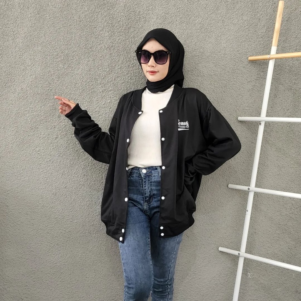 SERSHI OUTHER Sweater Crewneck Oversize Wanita | Cardigan Outher Termurah Fashion Terkini Korean Style