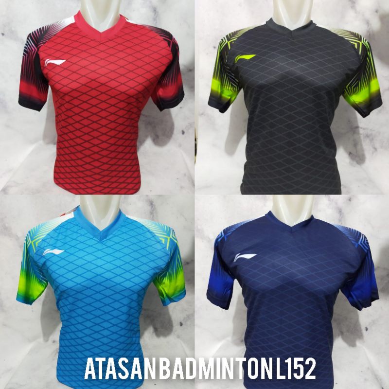 BAJU BADMINTON DEWASA ATASAN L152-P/KOAS OLAHRAGA BULUTANGKIS