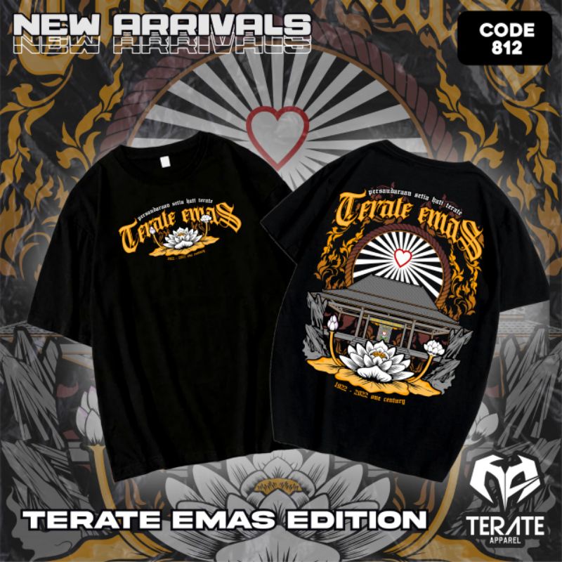 KAOS PSHT KAOS TERATE KAOS TERATE EMAS