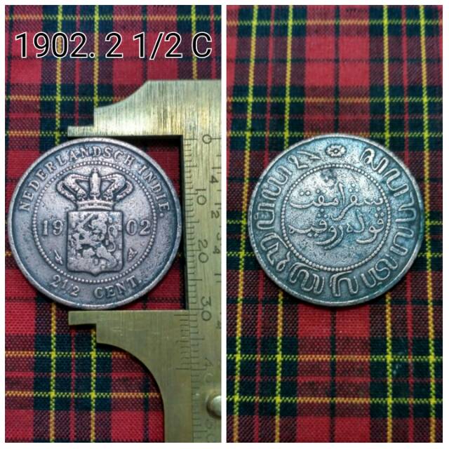 Koin 1902. 2 1/2 C
Nederlandsch Indie