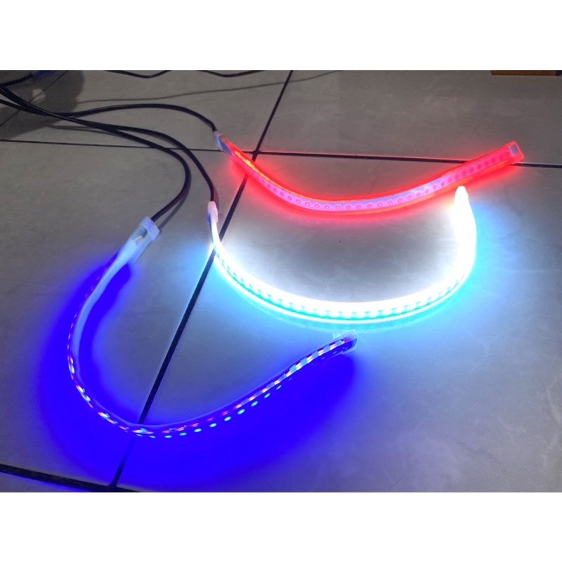 Slim Alis Led New Welcome DRL Flekxibel 30cm 2Mode Senja Sein Running 1Set Gk Berbintik HARGA SEPASANG