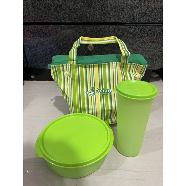 MOORLIFE LUNCH BOX SET / TEMPAT BEKAL MOORLIFE + SENDOK + GARPU + BOTOL MINUM INCLUDE TAS PREMIUM QU