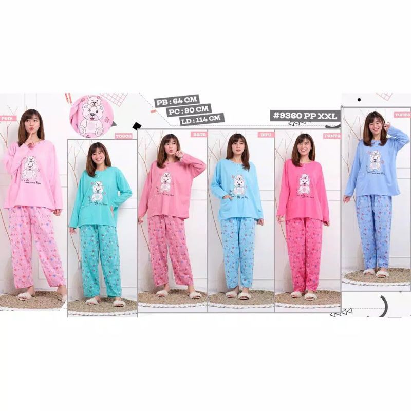 set baju tidur jumbo xxxl