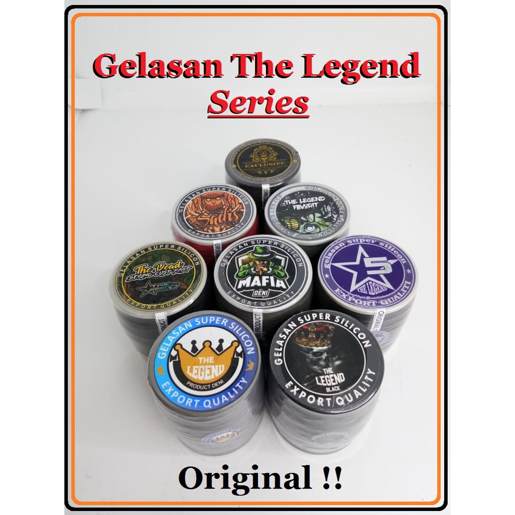 Gelasan The Legend All Series Original Asli / Gelasan Aduan Turnament / Gelasan Super