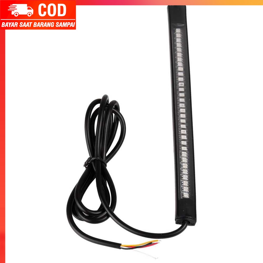 (100% BARANG ORI) Lampu LED Strip Indikator Rem dan Sein Sepeda Motor