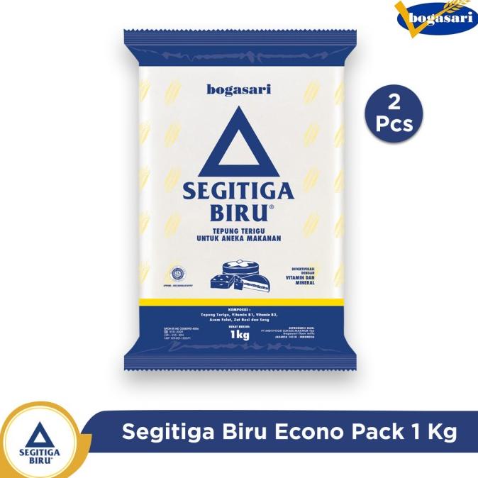 

Segitiga Biru Bening 1 Kg x 2 Pcs