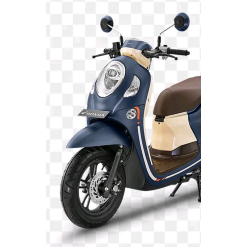 Stay Comp Front Scoopy New esp K2F 2021 Cover Dudukan Panel Tameng Depan ori
