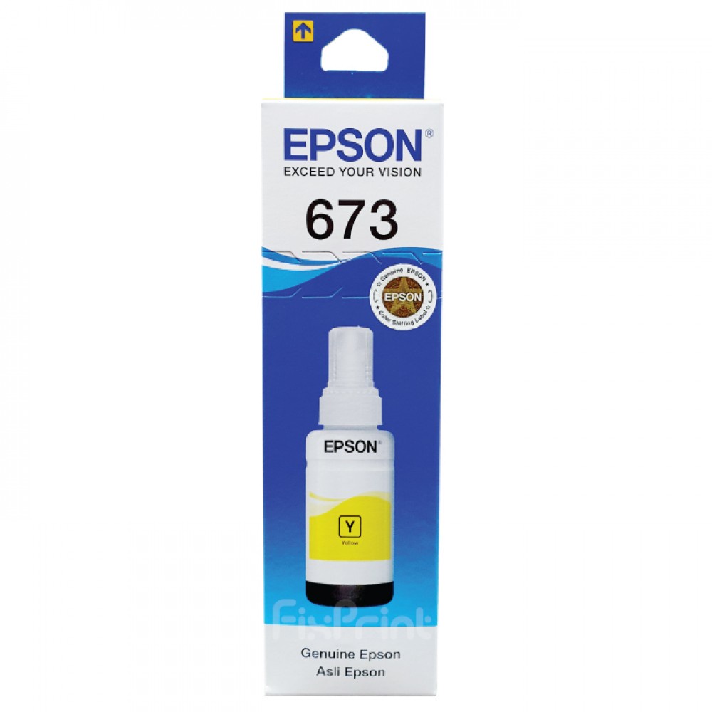 Tinta Epson 673 T673 Original Cyan Magenta Yellow Black Light Ink Printer Epson L800 L805 L850 L1800