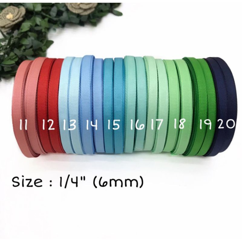 100 YARD - 0.6 CM |  PITA GROSGRAIN GGF (¼ inch)