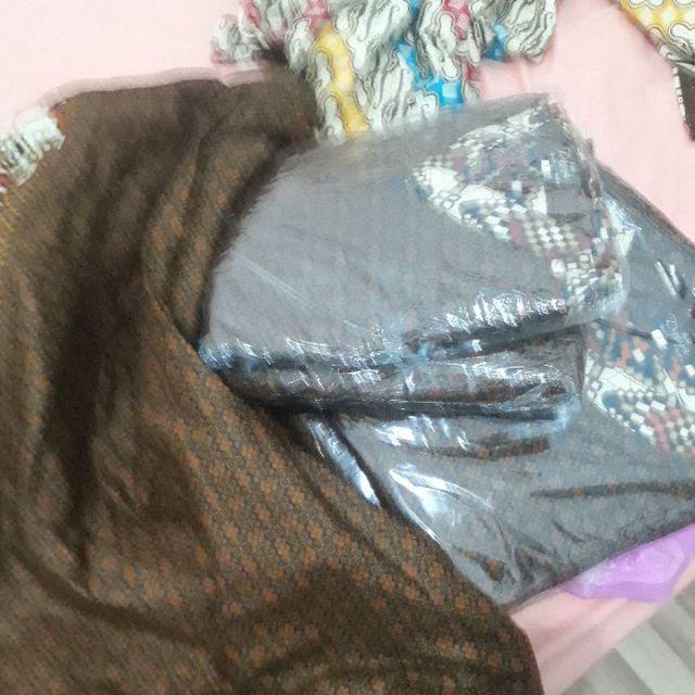 Gamis Batik Pinggang Serut Sogan Warna Size Standar Dan Jumbo