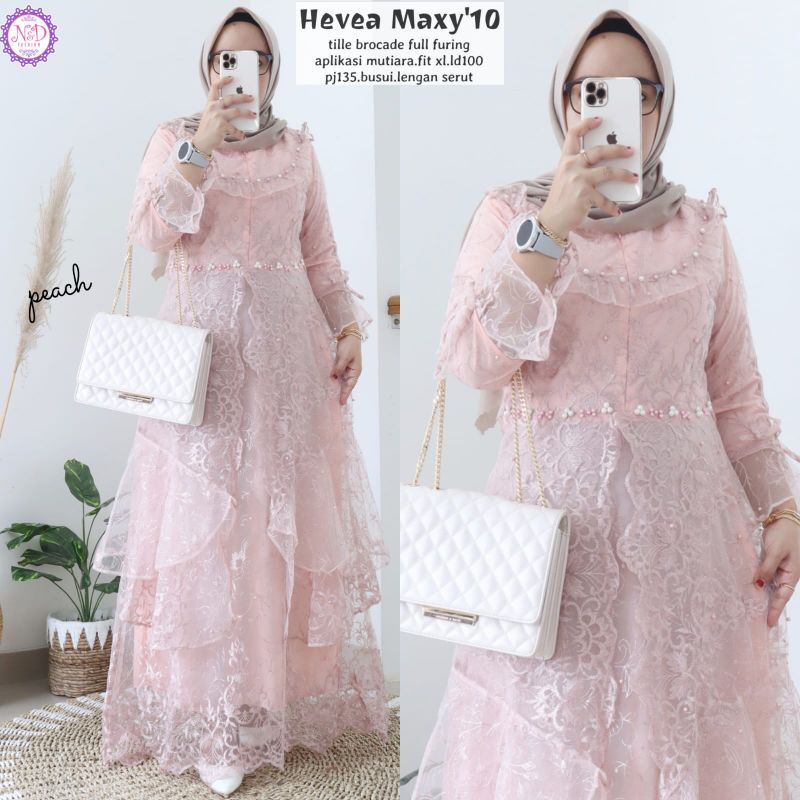 Anindya N&D Hevea Maxy 10 Dress Gamis Original Terbaru