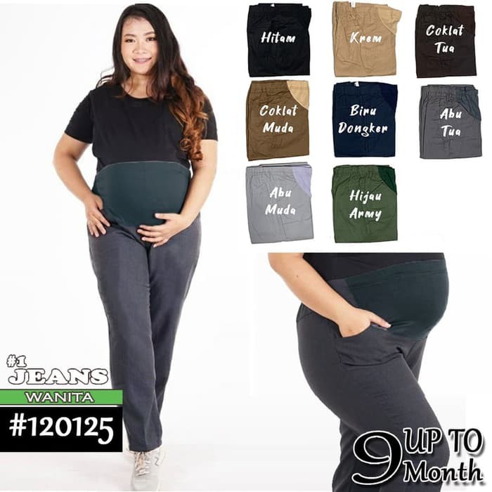 CELANA MATERNA HAMIL SUPER JUMBO XXXL KATUN STRETCH